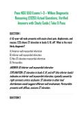 Pass NSG 550 Exams 1&ndash;3 &ndash; Wilkes Diagnostic Reasoning &lpar;2026&rpar; Actual Questions&comma; Verified Answers with Study Guide &vert; Take & Pass
