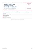 CompTIA Security&plus; SY0-701 Exam 2026&sol;2027 &ndash; Questions and Answers &vert; 100&percnt; Verified &vert; Complete Verified Answers &ndash; Pass Guaranteed &ndash; A&plus; Graded&NewLine;&NewLine;