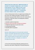 ABSITE EXAM TEST BANK 2026 &vert; AMERICAN BOARD OF &NewLine;SURGERY IN-TRAINING EXAMINATION &vert;&vert; MOST RECENT  &NewLine;EXAM 2026&vert;2027 ACTUAL COMPLETE REAL EXAM &NewLine;QUESTIONS AND CORRECT ANSWERS &lpar;VERIFIED             &NewLine;ANSWERS&rpar; ALREADY GRADED A&plus; &vert; GUARANTEED &NewLine;SUCCESS&excl;&excl; NEWEST 