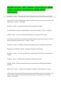 BCBA Exam- 6th edition Questions With 100&percnt; Solved Solutions 2026-2027 Updated&period;