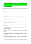 BCBA Test Content Outline &lpar;6th Edition&rpar; Overview Questions and Answers 2026-2027 Updated&period;