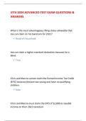 VITA 2024&ndash;2025 Advanced Test Exam Questions & Answers &vert; Complete VITA Advanced Exam Review &vert; 2026&sol;2027