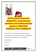 CFPT Practice Questions 2026&sol;2027 &ndash; 500&plus; Multiple Choice Questions & Verified Detailed Answers &vert; Communication&comma; Economics&comma; Management&comma; U&period;S&period; Government&comma; Foreign Affairs&comma; World History & Diplomacy