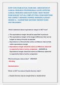 ACRP CCRA EXAM ACTUAL EXAM 2026 &vert; ASSOCIATION OF &NewLine;CLINICAL RESEARCH PROFESSIONALS &lpar;ACRP&rpar; CERTIFIED &NewLine;CLINICAL RESEARCH ASSOCIATE EXAM &vert;&vert; MOST RECENT  &NewLine;EXAM 2026&vert;2027 ACTUAL COMPLETE REAL EXAM QUESTIONS &NewLine;AND CORRECT ANSWERS &lpar;VERIFIED ANSWERS&rpar; ALREADY &NewLine;