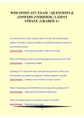 Wisconsin ATV Exam Questions & Answers &vert; Practice Test & Exam Prep
