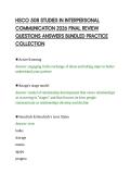 HSCO 508 STUDIES IN INTERPERSONAL&NewLine;COMMUNICATION 2026 FINAL REVIEW&NewLine;QUESTIONS ANSWERS BUNDLED PRACTICE&NewLine;COLLECTION