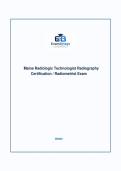 Maine Radiologic Technologist Radiography Certification &sol; Radiometrist Exam