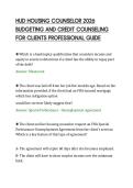 HUD HOUSING COUNSELOR 2026&NewLine;BUDGETING AND CREDIT COUNSELING&NewLine;FOR CLIENTS PROFESSIONAL GUIDE
