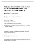NUR1213 ASSESSMENT TEST PAPER&NewLine;&lpar;NEW VERSION 2026&sol;2027&rpar; FULL&NewLine;SOLUTION SET&period; TOP SCORE A&plus;