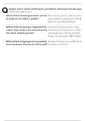AXXESS-101 Axxess Home Health Certification & Admission Quiz 2025 Update &sol; Score 100&percnt; Exam Prep &sol; Study Guide & Test Bank&NewLine;&NewLine;
