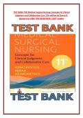TEST BANK FOR Medical-Surgical Nursing&colon; Concepts for Clinical Judgment and Collaborative Care 11th edition by Donna D&period;  Ignatavicius ISBN&colon; 978-0323878265 &vert;2027 Update  