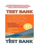 TEST BANK FOR Medical-Surgical Nursing&colon; Concepts for Clinical  Judgment and Collaborative Care 11th edition by Donna D&period;  Ignatavicius ISBN&colon; 978-0323878265 &vert;2027 Update  