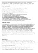 NYC MASTER FIRE SUPPRESSION PIPING CONTRACTOR LICENSE EXAMINATION&NewLine;PRACTICE EXAM &mdash; STUDY GUIDE QUESTIONS &vert; ACTUAL TESTBANK &vert; LATEST UPDATE&NewLine;2026&sol;2027 &vert; 150&plus; QUESTIONS & 100&percnt; CORRECT ANSWERS