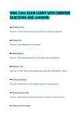 WGU C950 EXAM SCRIPT WITH VERIFIED&NewLine;QUESTIONS AND ANSWERS