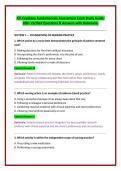 ATI Capstone Full Course Exams with Answers  