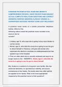 CANADIAN PN EXAM ACTUAL EXAM 2026 &lpar;MOSBY'S &NewLine;COMPREHENSIVE REVIEW&rpar; &vert;&vert; MOST RECENT EXAM 2026&vert;2027 &NewLine;ACTUAL COMPLETE REAL EXAM QUESTIONS AND CORRECT &NewLine;ANSWERS &lpar;VERIFIED ANSWERS&rpar; ALREADY GRADED A&plus; &vert; &NewLine;GUARANTEED SUCCESS&excl;&excl; NEWEST EXAM &vert;JUST RELEASED&excl;&excl;