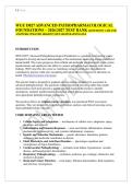 &NewLine;WGU D027 ADVANCED PATHOPHARMACOLOGICAL &NewLine;FOUNDATIONS &ndash; 2026&sol;2027 TEST BANK QUESTIONS 1-100 AND &NewLine;ANSWERS UPDATED 2026&sol;2027 &vert; DETAILED RATIONALES