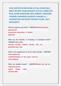 CHIA CERTIFICATION EXAM ACTUAL EXAM 2026 &vert;&vert; &NewLine;MOST RECENT EXAM 2026&vert;2027 ACTUAL COMPLETE &NewLine;REAL EXAM QUESTIONS AND CORRECT ANSWERS &NewLine;&lpar;VERIFIED ANSWERS&rpar; ALREADY GRADED A&plus; &vert; &NewLine;GUARANTEED SUCCESS&excl;&excl; NEWEST EXAM &vert; JUST &NewLine;RELEASED&excl;&excl;