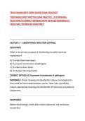 TEXAS MANICURIST STATE BOARD EXAM 2026&sol;2027&NewLine;TDLR MANICURIST WRITTEN EXAM PRACTICE &vert; 210 ORIGINAL QUESTIONS & CORRECT ANSWERS WITH DETAILED RATIONALES &vert; TEXAS NAIL TECHNICIAN EXAM PREP&NewLine;