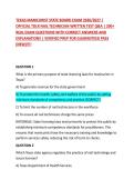 TEXAS MANICURIST STATE BOARD EXAM 2026&sol;2027 &vert; OFFICIAL TDLR NAIL TECHNICIAN WRITTEN TEST Q&A &vert; 200&plus; REAL EXAM QUESTIONS WITH CORRECT ANSWERS AND EXPLANATIONS &vert; VERIFIED PREP FOR GUARANTEED PASS &lpar;NEW&rpar;&excl;&excl;&excl;&excl;