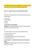 BIOL 1408 Lab Practical Exam 2026&sol;2027 &vert; Complete Practice &NewLine;Questions&comma; Correct Answers & Detailed Explanations 