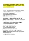 BIOL 1408 Actual Midterm Exam &vert; Biology for Non-Science &NewLine;Majors I &vert; 2026&sol;2027 Complete Practice Questions&comma; Correct &NewLine;Answers & Detailed Rationales 