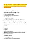 BIOL 1408 Actual Exam 2 &vert; Biology for Non-Science Majors I &vert; &NewLine;2026&sol;2027 Complete Practice Questions&comma; Correct Answers & &NewLine;Detailed Rationales 