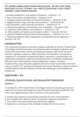 NYC TOWER&sol;CLIMBER CRANE RIGGER PRACTICE EXAM &ndash; ACTUAL STUDY GUIDE&NewLine;QUESTIONS &vert; ACTUAL TESTBANK &vert; 150&plus; PRACTICE QUESTIONS & 100&percnt; CORRECT&NewLine;ANSWERS &vert; LATEST UPDATE 2026&sol;2027