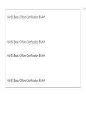 IAHSS Basic Officer Certification EXAM TESTBANK ALL 300 QUESTIONS AND CORRECT ANSWERS LATEST UPDATE THIS YEAR