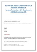 New Jersey Black Seal Low Pressure Boiler Operator Exam 2026 &vert; 100&plus; Practice Questions with Answers & Detailed Rationales