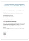 New Hampshire Counseling Jurisprudence Exam 2026 &vert; Complete Practice Test with Questions&comma; Answers & Detailed Rationales