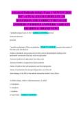Advanced Pathophysiology Exam 1 NEWEST 2026-2027 ACTUAL EXAM COMPLETE 220 QUESTIONS AND CORRECT DETAILED ANSWERS &lpar;VERIFIED ANSWERS&rpar; ALREADY GRADED A&plus; BRAND NEW&excl;&excl;