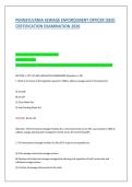 Pennsylvania Sewage Enforcement Officer SEO Certification Exam 2026 &vert; 100&plus; Practice Questions with Answers & Detailed Rationales