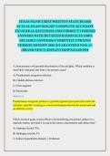 TEXAS MANICURIST WRITTEN STATE BOARD ACTUAL EXAM 2026-2027 COMPLETE ACCURATE EXAM REAL QUESTIONS AND CORRECT VERIFIED ANSWERS WITH DETAILED RATIONALES &lpar;100&percnt; RELIABLE ANSWERS&rpar; CURRENTLY UPDATED VERSION EDITION 2026 &vert;GUARANTEED PASS A&plus; &lpar;BRAND NEW&excl;&excl;&rpar; &vert;INSTAN