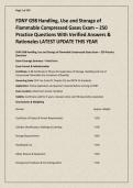FDNY G98 Handling&comma; Use and Storage of Flammable Compressed Gases Exam &ndash; 250 Practice Questions