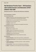 Bail Bondsman Practice Exam &ndash; 250 Questions with Verified Answers and Rationales LATEST UPDATE