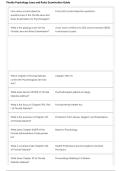 Florida Psychology Laws and Rules Examination Guide 2026&sol;2027 &vert; Study Guide&comma; Practice Questions & Exam Prep