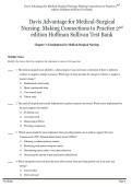 Test Bank for Davis Advantage for Medical-Surgical Nursing 2nd Edition by Janice J&period; Hoffman & Nancy J&period; Sullivan &vert; ISBN 9780803677074
