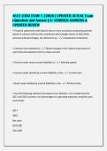 ACCT 2302 EXAM 1 &lbrack;2026&rsqb; UPDATED ACTUAL Exam&NewLine;&vert; Question and Answer &vert; A&plus; VERIFIED ANSWERS &&NewLine;UPDATED REVIEW