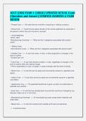 ACCT 2302 EXAM 1 &lbrack;2026&rsqb; UPDATED ACTUAL Exam&NewLine;&vert; Question and Answer &vert; VERIFIED ANSWERS & EXAM&NewLine;REVIEW