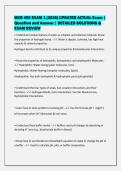MCB 450 EXAM 1 &lbrack;2026&rsqb; UPDATED ACTUAL Exam &vert;&NewLine;Question and Answer &vert; DETAILED SOLUTIONS &&NewLine;EXAM REVIEW