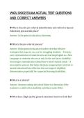 WGU D002 EXAM ACTUAL TEST QUESTIONS&NewLine;AND CORRECT ANSWERS