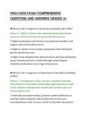 WGU D002 EXAM COMPREHENSIVE&NewLine;QUESTIONS AND ANSWERS GRADED A&plus;