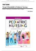 Test Bank - Wongs Essentials of Pediatric Nursing 11th Edition &lpar;Hockenberry&comma; 2022&rpar; Chapter 1-31 &vert; All Chapters