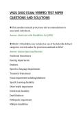 WGU D002 EXAM VERIFIED TEST PAPER&NewLine;QUESTIONS AND SOLUTIONS&NewLine;