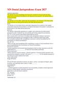 MN Dental Jurisprudence Exam Questions and Answers 2027 &vert; Minnesota Dental Board Study Guide