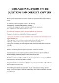 CORE-NAB Exam Complete 100 Questions and Answers 2027 &vert; Comprehensive Study Guide