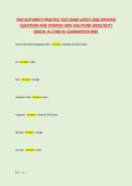 TAXI AUTHORITY PRACTICE TEST EXAM LATEST 2026 UPDATED &NewLine;QUESTIONS AND VERIFIED 100&percnt; SOLUTIONS &lpar;2026&sol;2027&rpar; &NewLine;GRADE&colon; A&plus;&vert;STATUS&colon; GUARANTEED PASS