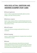 WGU D033 ACTUAL QUESTIONS AND&NewLine;ANSWERS EXAMPREP STUDY GUIDE