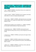 CNA STATE EXAM &vert; COMPLETE TESTS &vert; QUESTIONS AND&NewLine;CORRECT ANSWERS &vert; 2026 UPDATE &vert; WITH COMPLETE&NewLine;SOLUTIONS